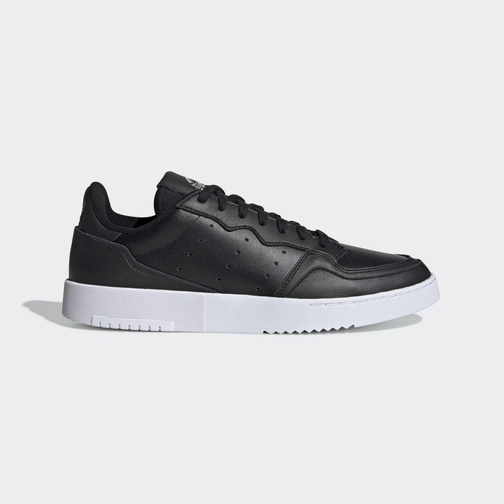 Adidas Women's Supercourt Originals Shoes Black/White Ireland EE6038